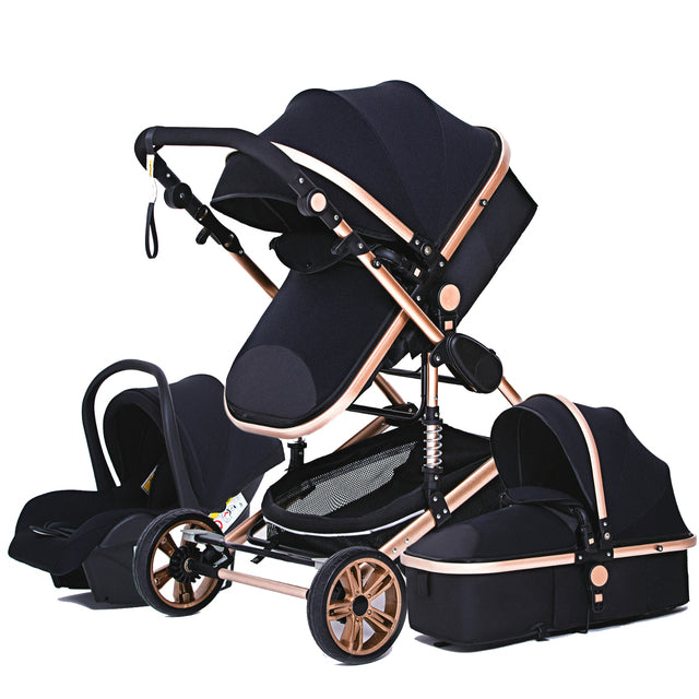Luxurious Baby Stroller 3 in 1 Fanxity