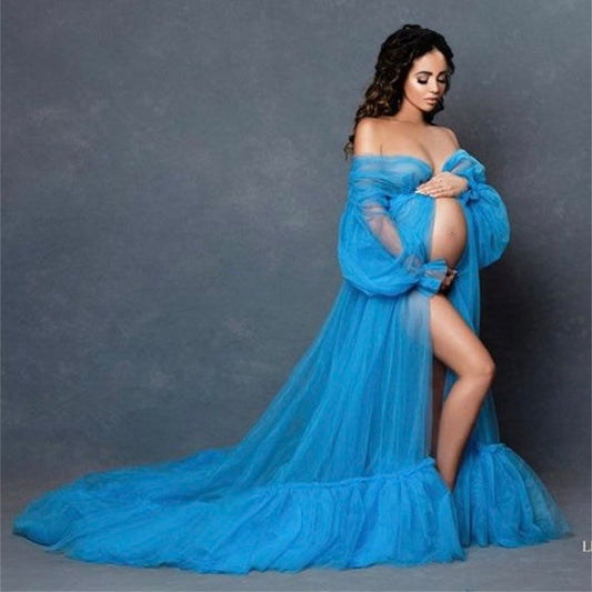 Maternity Gowns Boudoir Dress Fanxity
