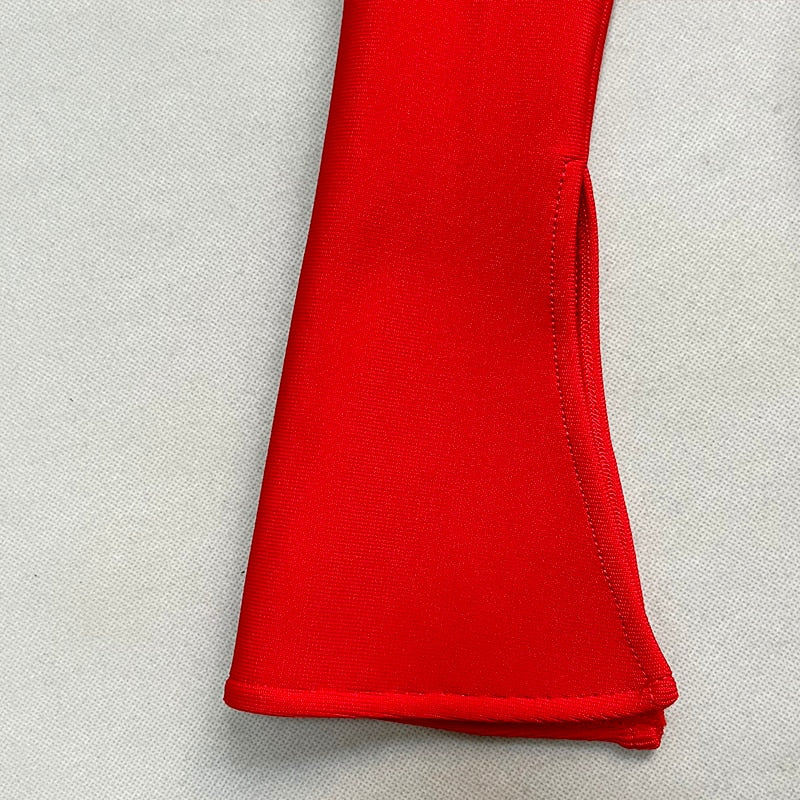 Red Fairy Bandage Maxi Dress